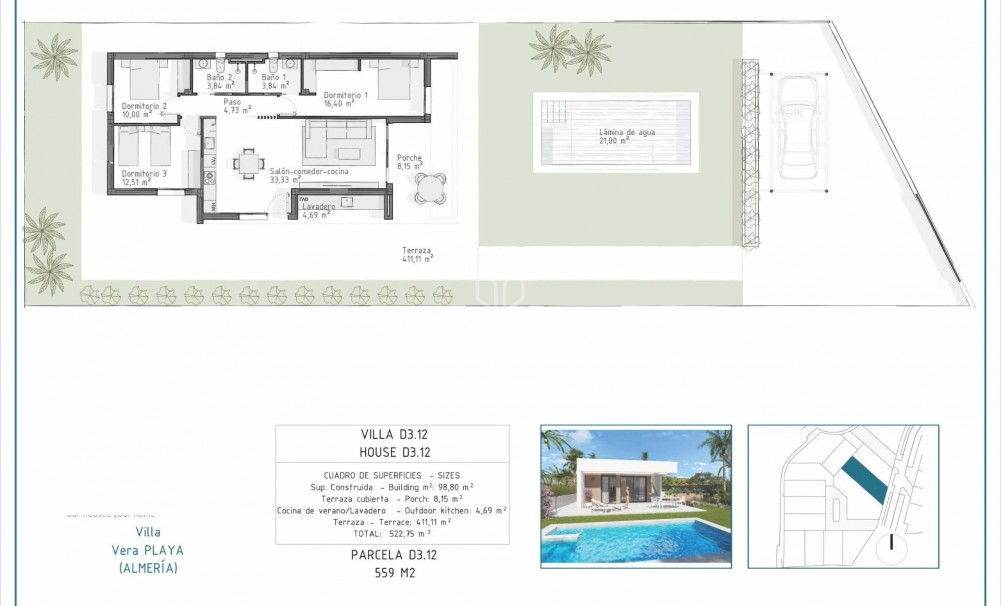 New Build · Villa · Vera · Pueblo Salinas