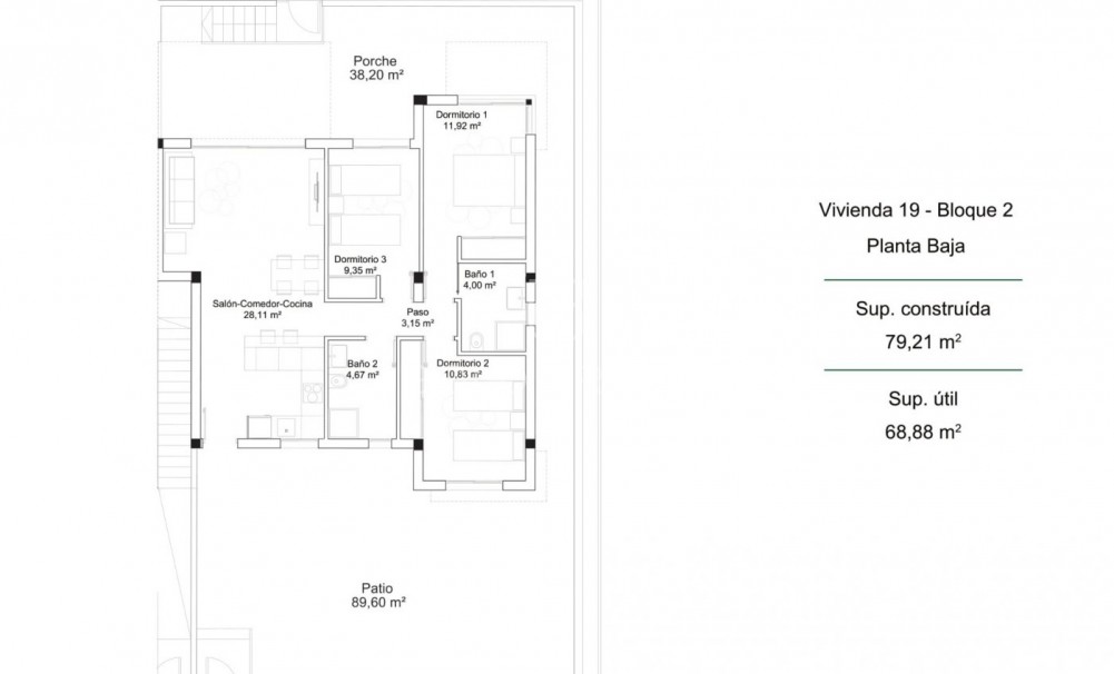 Nieuwbouw · Penthouse · Orihuela Costa · PAU 26