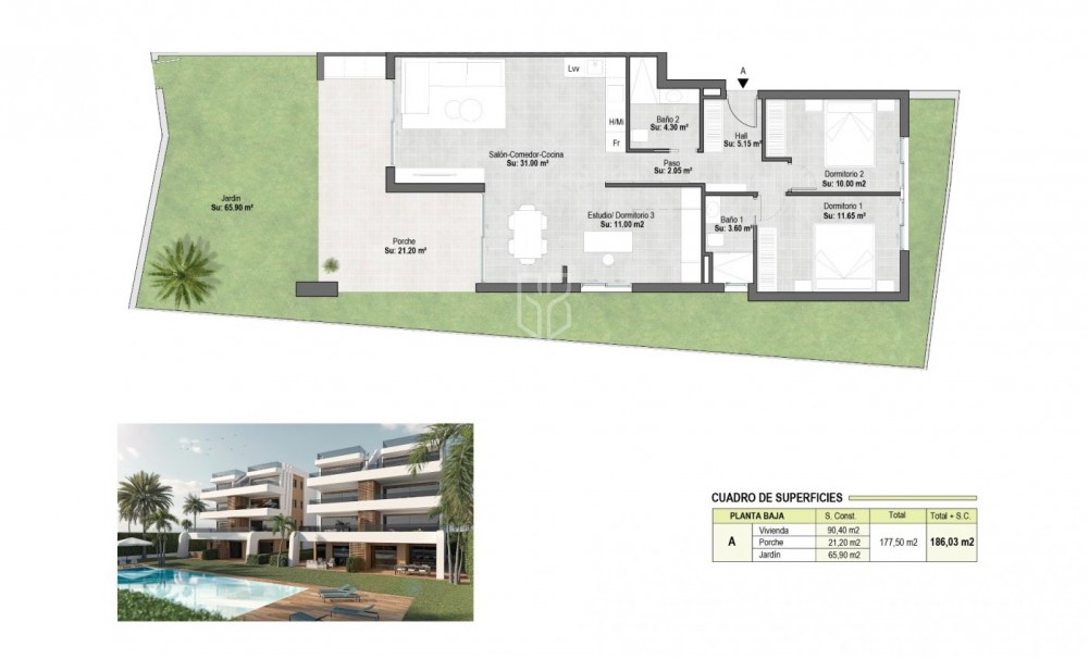 New Build · Apartment · Alhama de Murcia · Condado de Alhama Resort