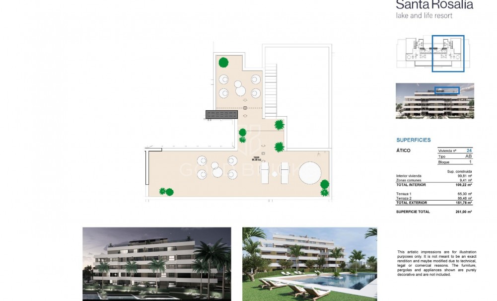 New Build · Penthouse · Torre Pacheco · Santa Rosalia Lake And Life Resort