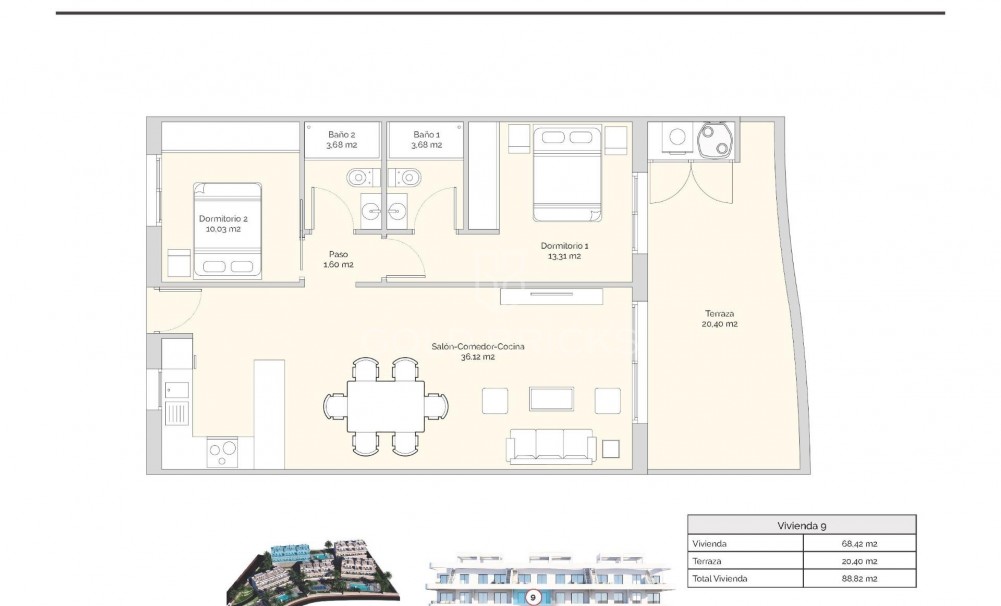 New Build · Apartment · Finestrat · Puig Campana Golf